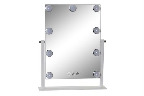PB-187762 ESPELHO LED METAL 35,5X7X44 TACTIL BRANCO