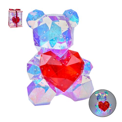 012008 URSO COM LUZ 30X19X23CM