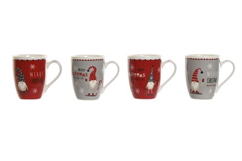 NV-207025 CANECA CERAMICA 12X8X10,5 340ML GNOMO 4MOD