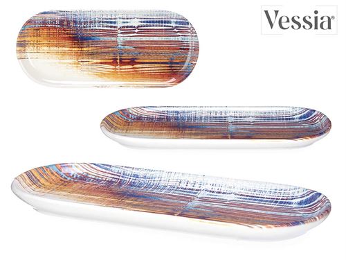 83780 TRAVESSA OVAL RISCAS 15 x 34,5 x 2,5 cm