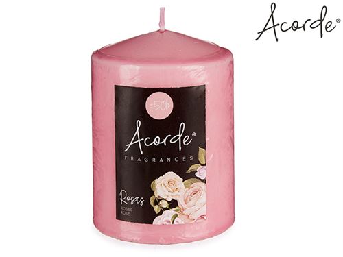 VELA AROMÁTICA ROSA 50H