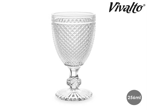 89591 COPO ÁGUA DIAMANTE TRANSPARENTE 256ML X6