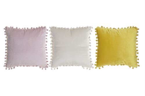 TX-189704 ALMOFADA POLIESTER 45X10X45 400 GR. POMPON 3MOD.