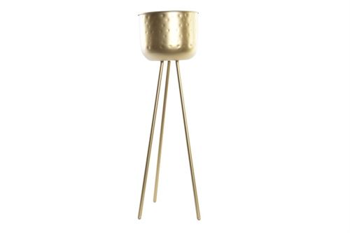 FLOREIRA METAL DOURADO 29X24,5X64CM