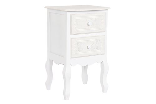MB-204790 MESA CABECEIRA MADEIRA MDF 40X34X66 BRANCO