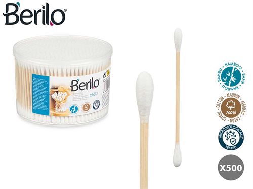 79387 COTONETE CX 500PÇS BAMBU