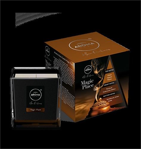 AROMA HOME CANDLE BLACK MAGIC PLACE 155GR