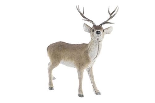 NV-198103 FIGURA ESPUMA POLIÅSTER 56X29X67 VEADO CASTANHO