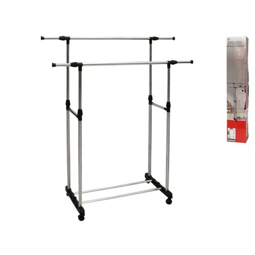 684033 CABIDE EXTENSÍVEL DUPLA 146X43X160 CM