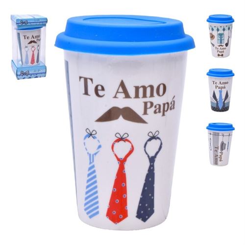 50011 COPO C/TAMPA CERAMICA PAI 2645-350-01