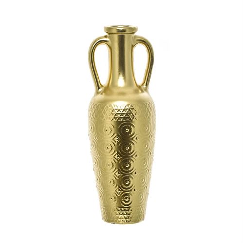 28362 ÂNFORA CERÂMICA ASTECA GOLG 46CM