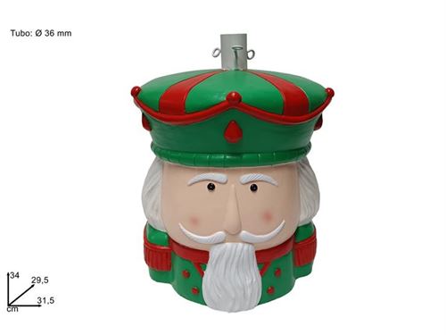 250847 BASE ARVORE NATAL SOLDADINHO 42CM