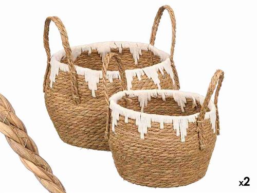 14038 CESTO VERGA SET2 35X32CM