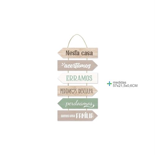 BD-77217 PLACA PAREDE MDF 57X21,5X0,6