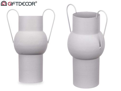 90906 JARRA AÇO CINZENTO CLARO MEDIO 35CM