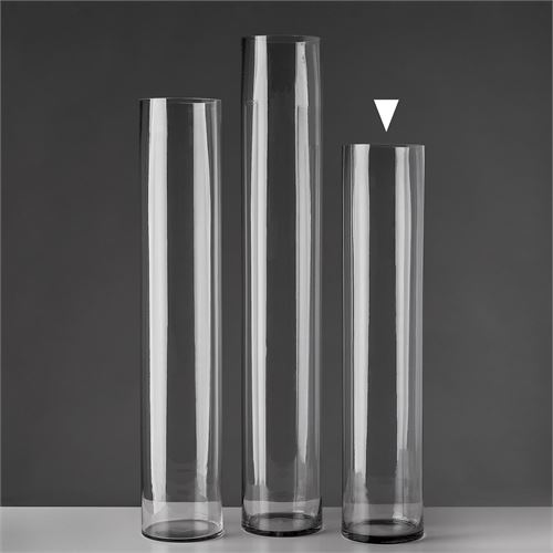 802588 VASO CILÍNDRICO VIDRO 15 X 15 X 70 CM
