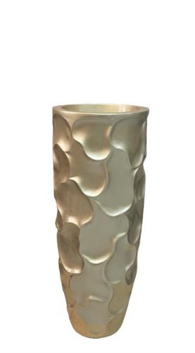 VASO DE RESINA CHAMPANHE 33*33*70CM 2015#2