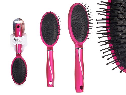 83070 ESCOVA CABELO FUSCHIA SILICONE