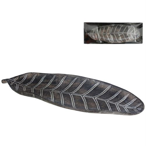 42947 BANDEJA FOLHA PRATA 11.00 X 35.00 X 3.00 CM