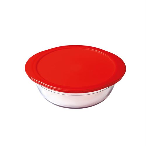 4936311 CAIXA VIDRO COM TAMPA PLASTICA 26CM 2,3L COOK E ST