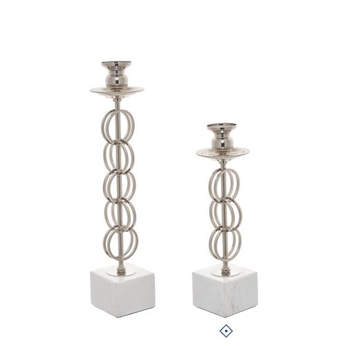 94181 CASTIÇAL DECORATIVO EM METAL C 9,50 L 9,50 A 31,50