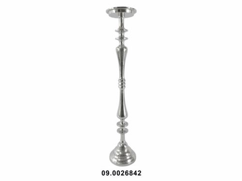 09.0026842 CASTIÇAL ALUMINIO P/1VELA 15X80CM