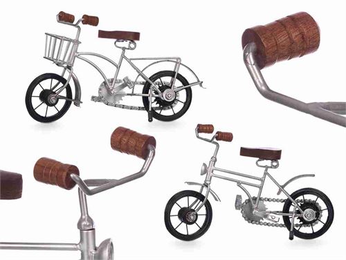 67040 BICICLETA PRATEADO PEQ DEC
