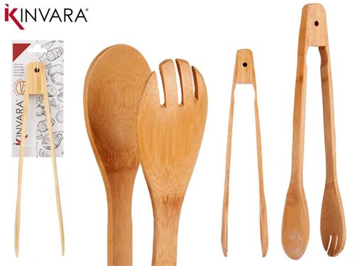 90937 PINÇA COZINHA SERVIR BAMBU 2 x 8 x 33,5 cm