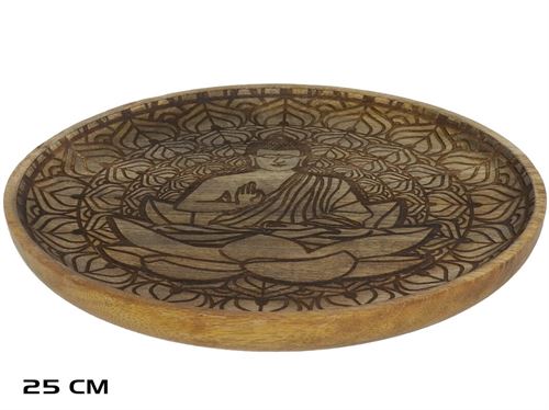132211 BASE MDF BUDA DECORATIVO 25X25X3