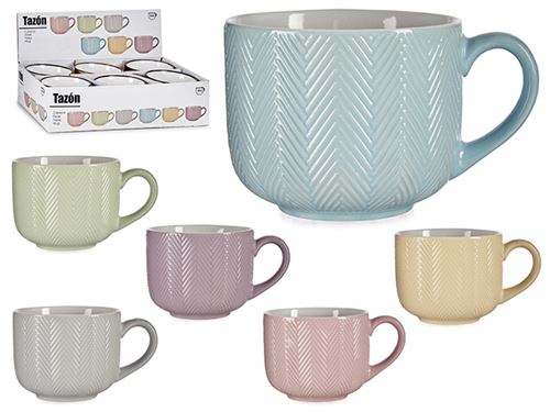 73241 CANECA 570ML RELIEVE ESPIGA SORT6