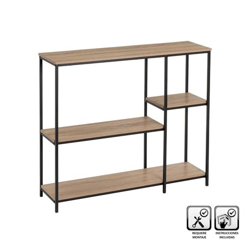 804139 ESTANTES 4 PRATELEIRAS URBAN PB-METAL 110 X 30 X 95 CM