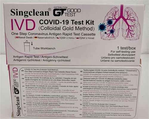 TESTE COVID 19 ANTI-GÉNIO SINGCLEAN