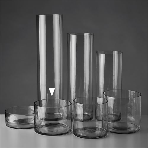802582 VASO CILÍNDRICO VIDRO 20 X 20 X 15 CM