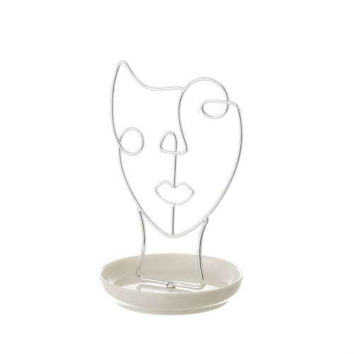 802814 ESTOJO JOIAS METAL CERAMICA 12,6X12,5X19,5