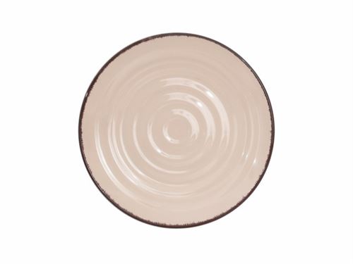 01.0008893 PRATO SOBREMESA BEGE CERAMICA GRES