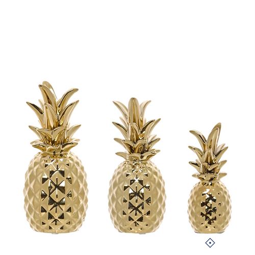 ANANAS CERAMICA DECORATIVA 15CM