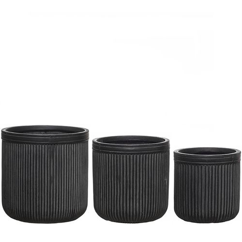 VASO FIBRA DE ARGILA SET3