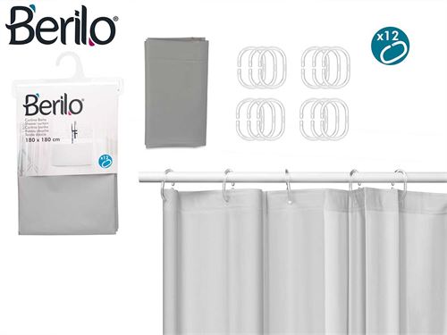 89376 CORTINA WC 180X180 PVC