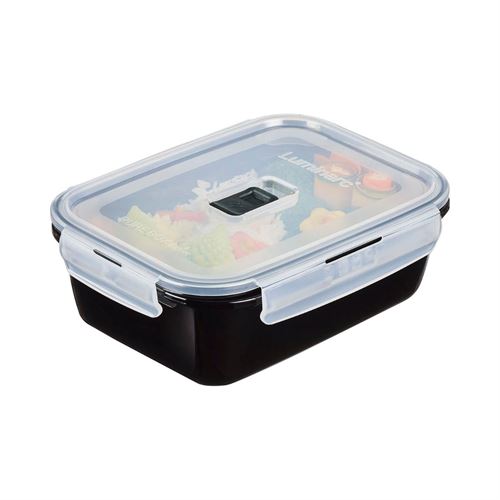 5425327 RECIPIENTE RETANGULAR PURE BOX NEGRO  -  LUMI 122CL