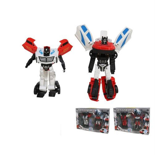 BRINQUEDO CONJUNTO 2 ROBOT TRANSFORMERS 37,5X25X7CM