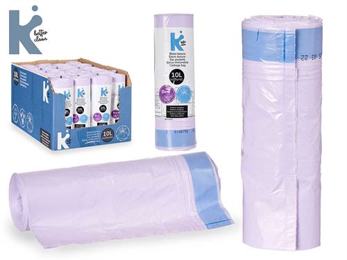 87084 SACO LIXO PERFUMADA 10L 25UNIDS LILAS