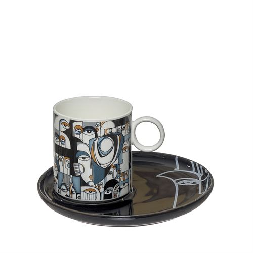 24496 CHAVENA CHA COM PIRES 6PÇS CERAMICA