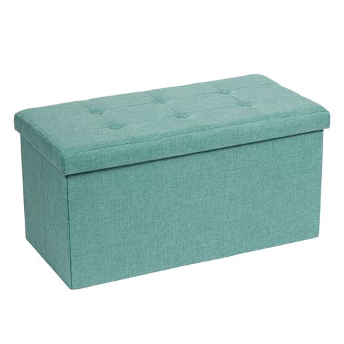 23511 BANQUETA VERDE AGUA 76X38X38CM