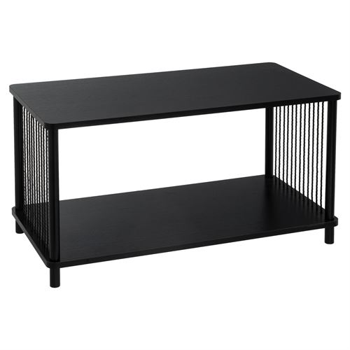 806205 MESA DE CAFE MANILA MDF-METAL PRETO 80 X 40 X 41 CM