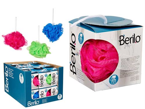 87230 ESPONJA BANHO REDE 3 CORES