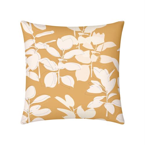 803699 ALMOFADA LONITA IMPRESSO BROTE II OCRE 43X43CM