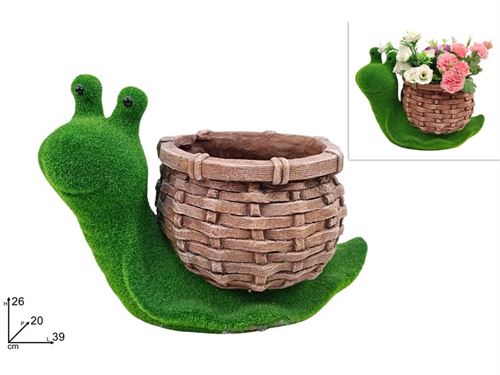 683804 VASO CARACOL CERAMICA