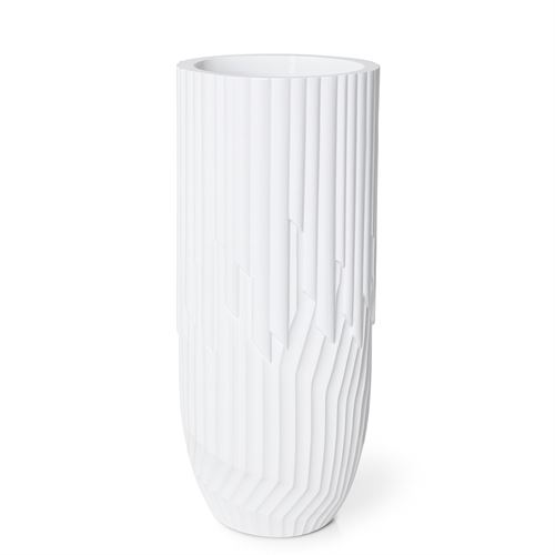 107034706 VASO RESINA BRANCO 34X34X75CM