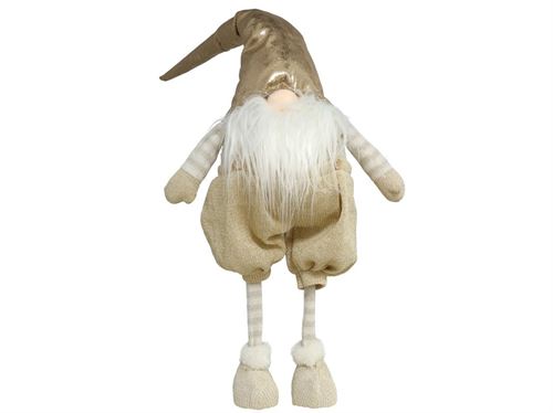 085432 GNOMO TECIDO OURO  25X17X80 CM