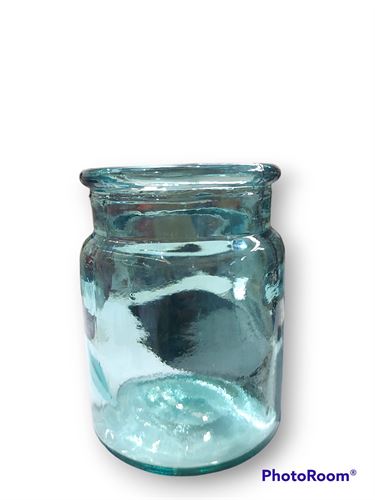 82724 JARRA VIDRO RECICLADO 14CM
